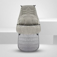 겨울 침낭 자동차 쿠션 유아용 방풍 풋머프 자루 가방 유모차 수면 신생아 카트, 0-24Month, 3 gray, 1개