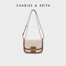 찰스앤키스 23NEW CHARLES&KEITH CK2-80782074 캔버스 패치 숄더 크로스 두부백 (뉴칼라)