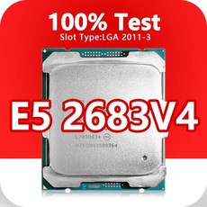Xeon E5-2683V4 CPU 프로세서 LGA2011-3 X99 마더보드 E5 2683V4 14nm 16 코어 32레드 2.1GHz 40MB 120W