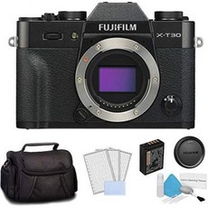 FUJIFILM X-T30 Mirrorless Digital Camera - Black (Body Only) 16619011 Bundle with Carrying Case + M, One Color_One Size, 상세 설명 참조0, 상세 설명 참조0