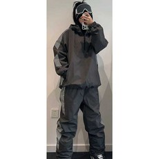 스노우보드강습 커플 스키복 세트 따뜻한 점프수트