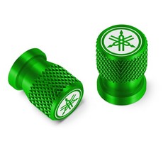 바이크 오토바이 휠 타이어 밸브 스템 캡 CNC 밀폐 커버 야마하 호환 R1 R3 R25 Mt-09 Mt07 Fazer Fz6 Xj6 R15 TMAX YS125 XTZ125, 05 green, 1개
