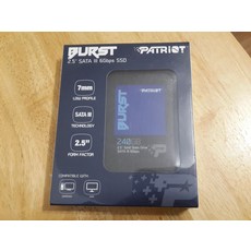Patriot NEW PBU240GS25SSD 솔리드 스테이트 드라이브[세금포함] [정품]R 240GB Burst 2.5” SATA III SSD [정품] Drive 3553516