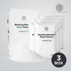 [아이너바움] 드럼 통돌이 세탁조 클리너 3박스 (300gx6회분), 상세 설명 참조