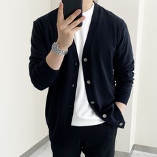 남성캐시미어가디건