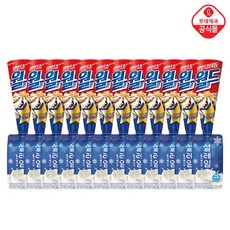 롯데제과 월드콘 바닐라X12개+설레임 밀크쉐이크X12개 아이스크림, 24개, 160ml