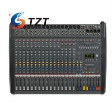 TZT PM16003 파워 믹서 오디오 믹싱 콘솔 다이나코드 전문 무대용 파워 앰프 2x1200W