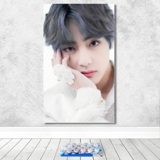 방탄소년단 박지민 전정국 김태형 민윤기 DIY 디지털 유화 컬러링 장식 그림, 30*50cm