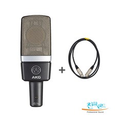 AKG 라이브 및 스튜디오용 유선마이크 블랙