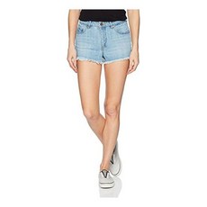 MI_A3 Volcom Women 1991 Mid Rise Raw 앙 데님쇼츠 68_AA 운동복
