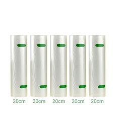 REELANX 진공 가방 5 롤/로트 15 + 15 + 20 + 25 + 28*500cm 식품 포장 진공 포장기 용 진공 실러 백, 02 20x500cm 5 Rolls_02 러시아