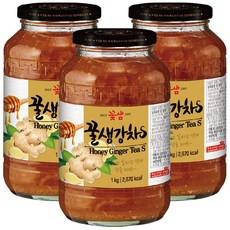 꽃샘식품 꿀생강차 S, 1kg, 1개입, 3개