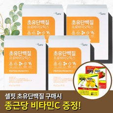 초유 단백질 프로바이오틱스 초유 유산균 락토페린 유산균 초유프로틴 셀핏 단백질 4박스, 단품, 단품
