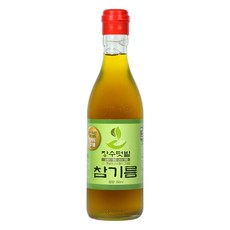 장수텃밭 [국산]저온압착 참기름 350ml, 1개