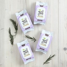 다옴펫 자극없는 눈물자국세정 펫티슈 30매 4개 귀