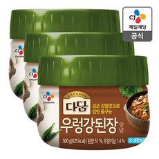 [CJ제일제당] (CJ 제일제당)다담 우렁강된장 양념 500G X3, 3개