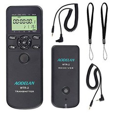 AODELAN 카메라 무선 셔터 릴리즈 타이머 리모컨 원격 for 캐논 EOS R ROS, 상세내용참조