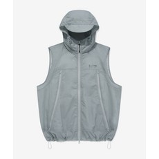 피지컬 에듀케이션 디파트먼트 WIND HOODIE ZIP-UP VEST BLUE