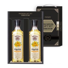 해표 카놀라유 2p 명절 선물세트 설 추석 식용유 오일 선물, 500ml, 1세트