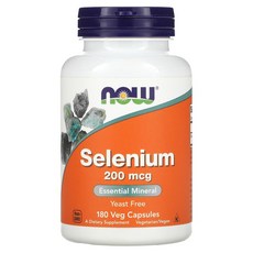 나우푸드 셀레늄 200mcg 베지 캡슐 180정 셀레니움 Selenium, 1개