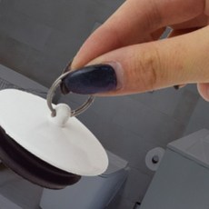 욕조 고무 고리 덮개 뚜껑 1.6CM 화이트 욕조뚜껑 욕실마개