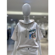 올리브데올리브 후드배색프린팅면티셔츠 YW4ME200 (P003163190) 569800