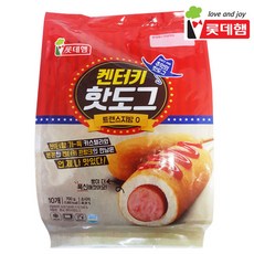 롯데햄 켄터키핫도그 700g, 2개