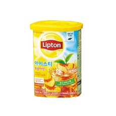 유니레버 립톤 아이스티 복숭아맛 카페용품 가정용 업소용, 1, 907g