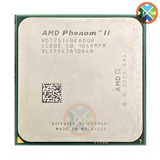 CPU AMD Phenom II X6 1075T 1075 CPU/HDT75TFBK6DGR/AM3/938pin/125W/3.0GHz/E0 소켓 AM3, 한개옵션0
