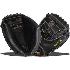 All-Star 미국 올스타 야구 포수 미트 글러브 All-Star® Pro-Elite™ 프로야구 포구 514312, Solid Black, 34