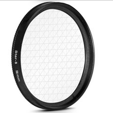 스타 필터 37mm/40.5mm/46mm/49mm/52mm/58mm/62mm/67mm/72mm/77mm/82mm/95mm 4 6 캐논 니콘 소니 DSLR 용 8 포인트 라인 렌즈, [03] Star 8, [09] 82mm, 1개