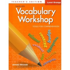 Vocabulary Workshop Tools for Comprehension Orange (G-4) : Teacher