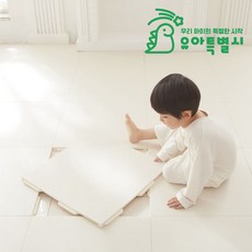 유아특별시 셀프시공 층간소음매트 TPU 퍼즐매트 50cm 포근매트 라이트(두께 2cm), 사이드, 베이지스톤