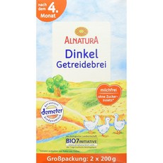 Alnatura Hirse 죽 400g X 4팩 독일산, 4개