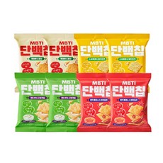 헤이바디 MBTI 단백칩 어니언/페퍼/콘/피자, 8개 (4종x2개)