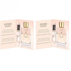GUESS 아이코닉 여성 체험 향수 스프레이 바이알 샘플 크기 0.06 Fl. Oz. 2mL, 0.06 Fl Oz (Pack of 2)