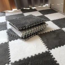 [이쿱] 층간소음매트 벨벳 스웨이드 베란다 매트 퍼즐, 30x30x1cm 5개, 1개