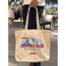 [현대백화점]Jeep[지프] GM0GAU591 (남여공용) 마운틴 로고 에코백 PA