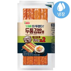 롯데 두툼김밥햄, 120g, 2개