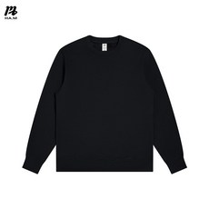 HAM 400g 아메리칸 기모 라운드 맨투맨 가을 겨울 oversize 퓨어 칼라 커플 맨투맨