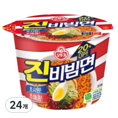 오뚜기 진비빔면 용기 132g, 96개