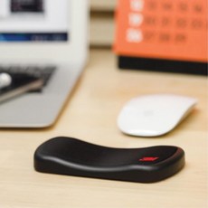 3M 무빙 마우스 손목받침대 손목보호 360도 손목패드, 블랙 그레이