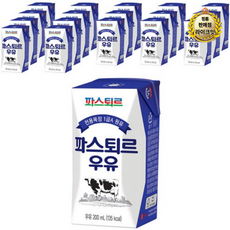 파스퇴르 전용목장 우유, 270개, 200ml