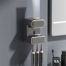 스마트 기술 시간 절약 위생 편리한 무선 칫솔 스탠드 UV 살균기 레이지, Style D, 1개