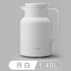 윤스테이 보온주전자 가정용 대용량 1.45L 스테인리스 보온병 커피주전자, [1.45L-달백], 표기ml