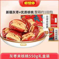 대추호두말이 견과류 호두품은대추 건대추 말이 대추 호두 선물세트 건강 간식 대용량 추석 영양간식 왕, 대추 호두 550g (약 100봉지)