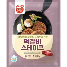 (삼양)떡갈비스테이크 1.2k X 5, 1, 1