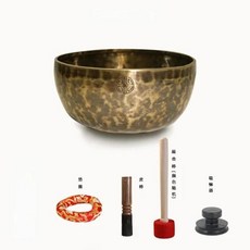 네팔 수제 부처님 사운드 볼 전문 힐링 악기 오리지널 티베트 그릇 명상 액세서리 용품, 1개, 24CM