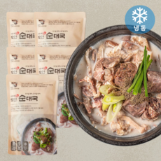 박지혜 사골 순대국 돼지국밥 대용량 국내산, 5개, 720g