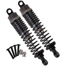 Mxfans 손크 아브 소바 110 Mxfans 2pcs 100MM 업그레이드 부품 RC1 : 10 오프로드 자동차 용 알루미늄 F1, titanium